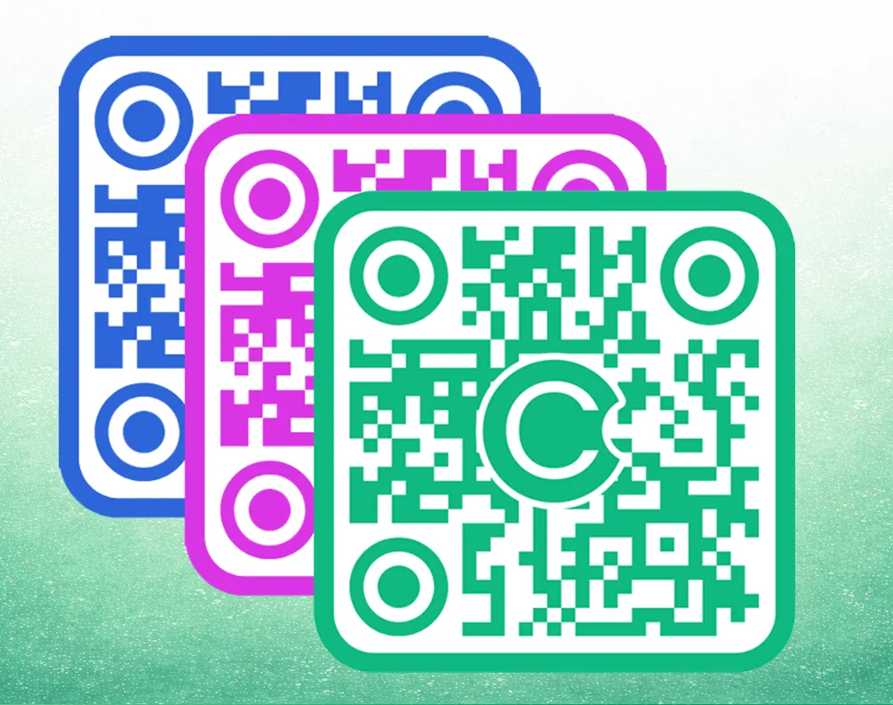 Screenshot of the app QR code system page